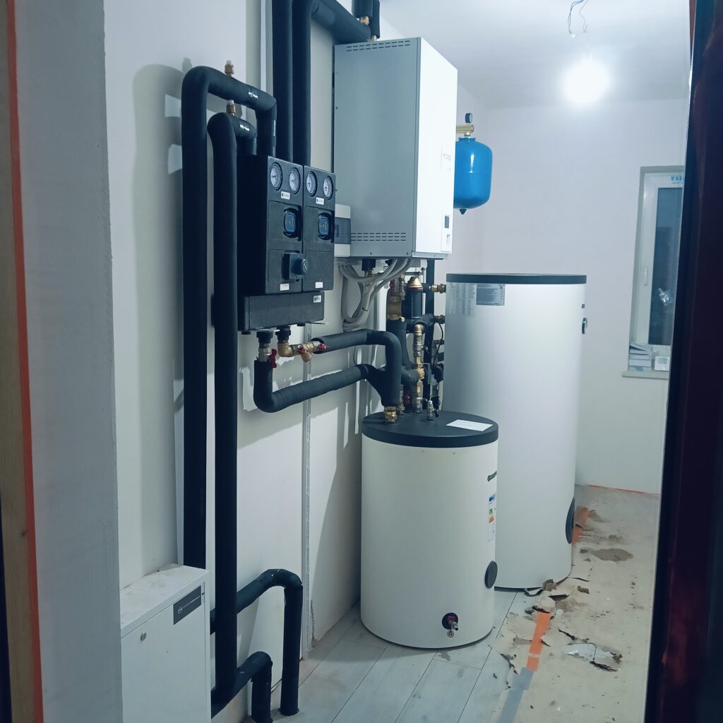 Pompa ciepła i instalacja grzewcza — realizacja Ekoinstal